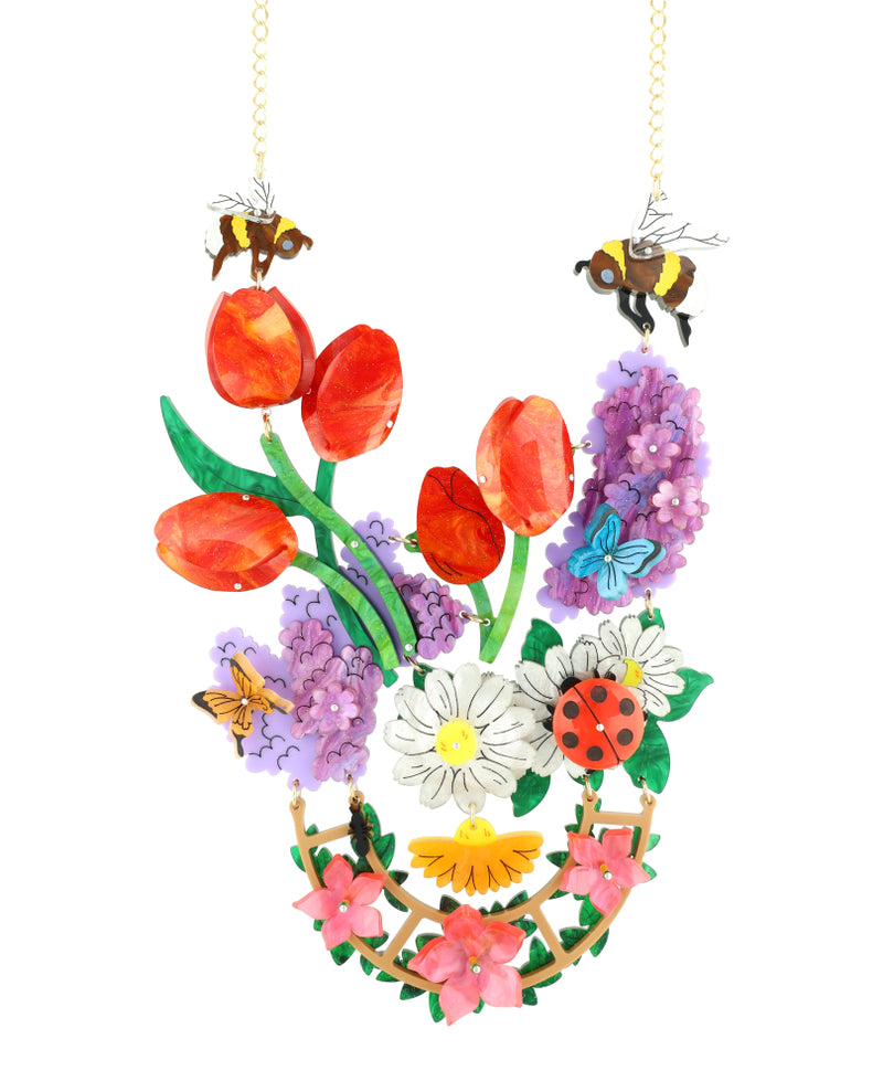 Blooming Beauty Statement Necklace