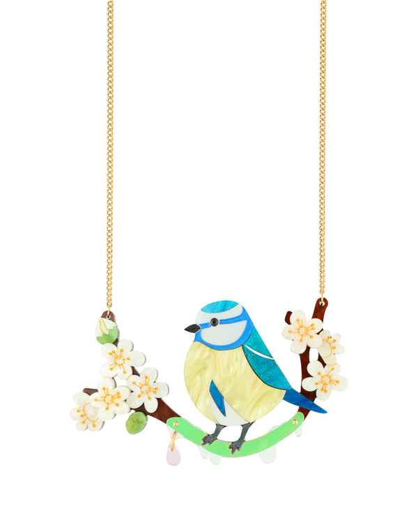 Blue Tit in the Spring Necklace