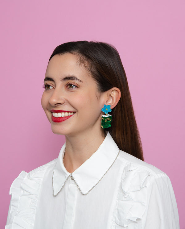 Botany Book Earrings