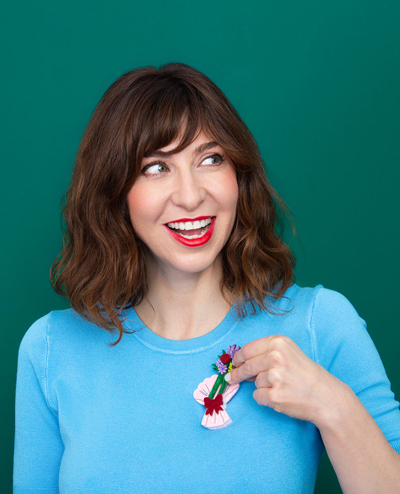 Bouquet for My Flower Inserts Brooch -Interactive-