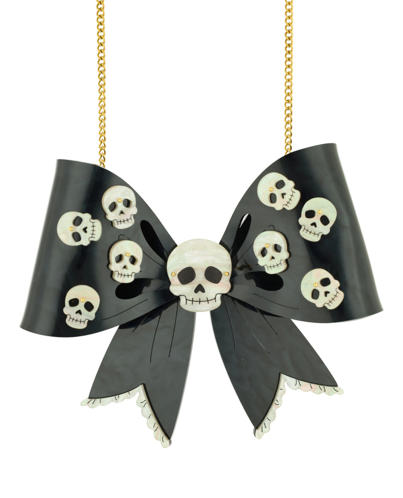 Bow and Bones Necklace