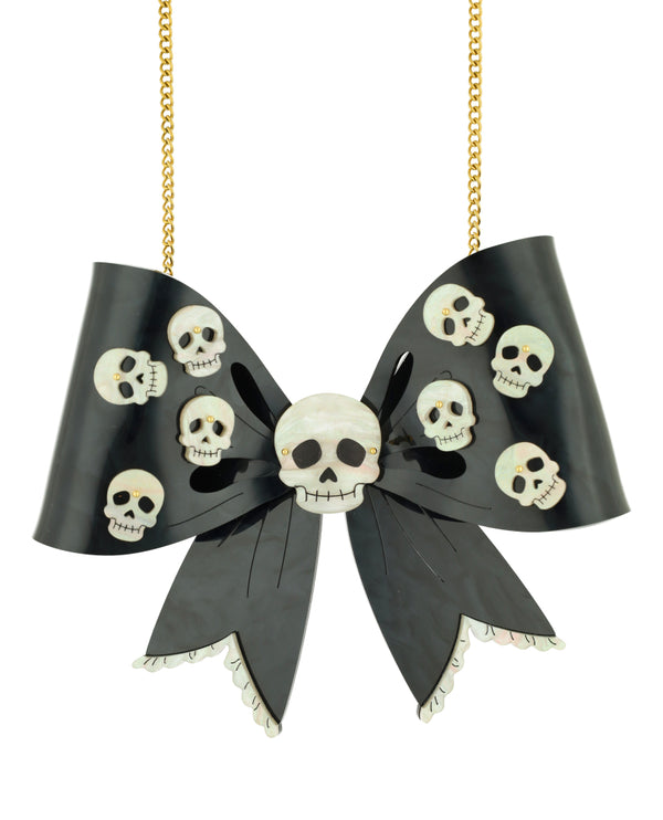 Bow and Bones Necklace