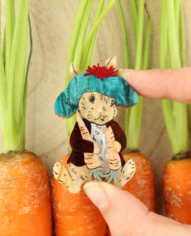 Brave Benjamin Bunny Brooch