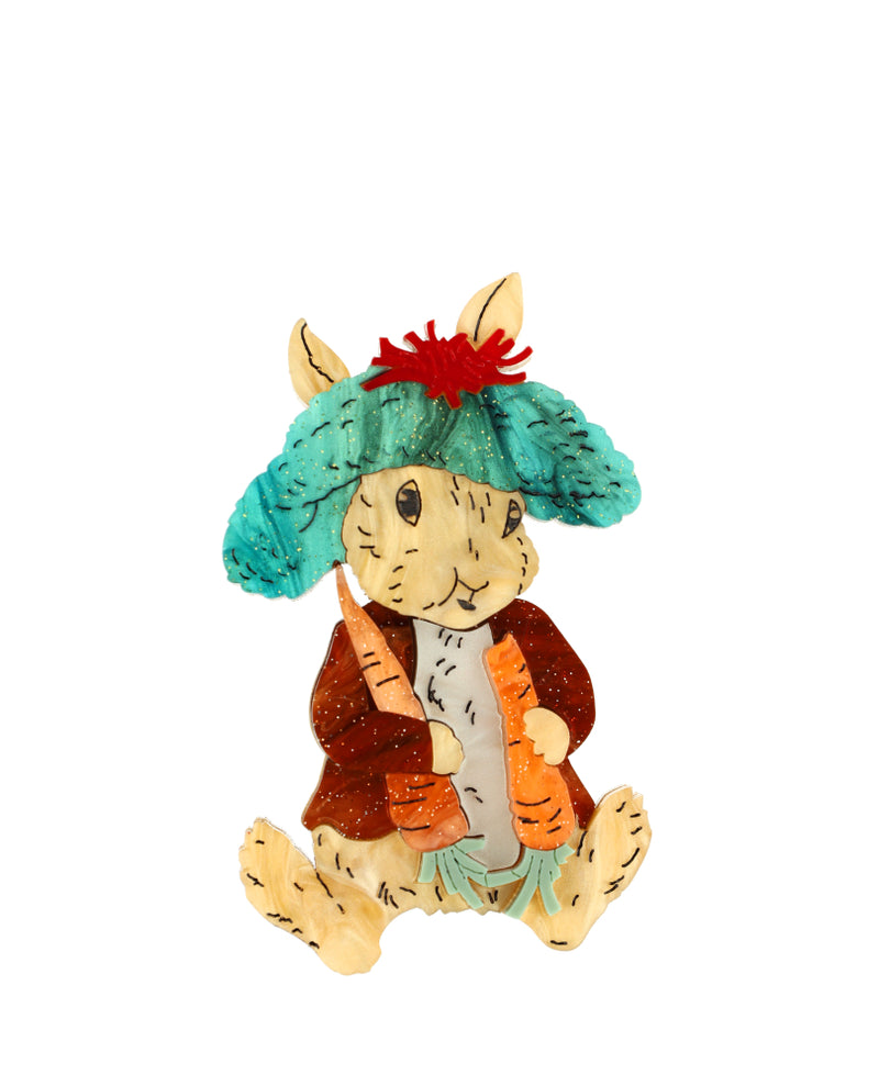Brave Benjamin Bunny Brooch