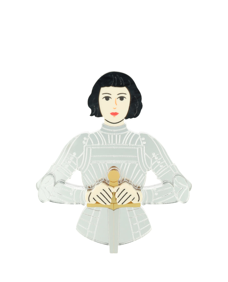 Brave and Untamed Joan of Arc Brooch