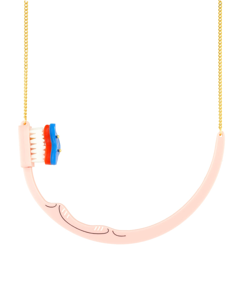 Brush Brush Brush your Teeth Necklace