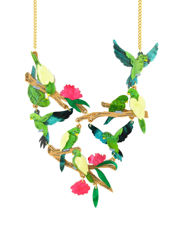 Budgie Branches Necklace