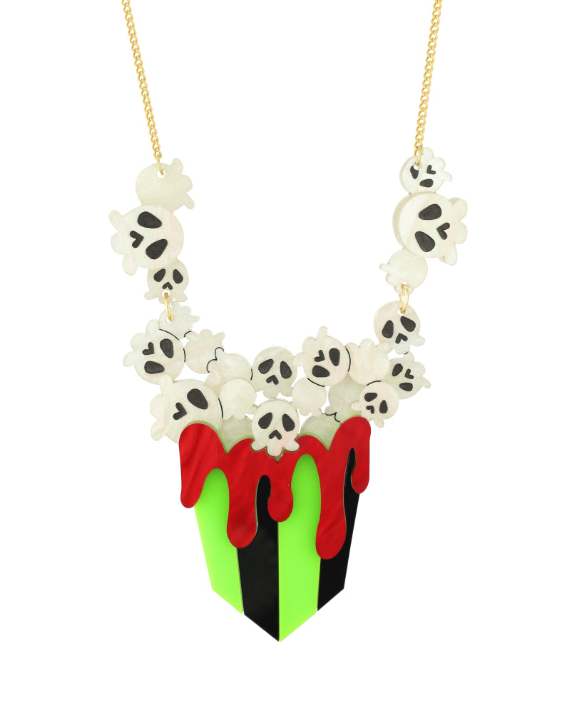 Cadaver Pop Corn Necklace