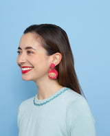 Camelia Winter Blooming Earrings