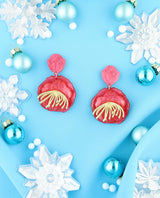 Camelia Winter Blooming Earrings