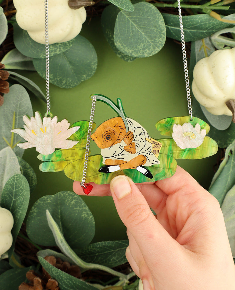 Catch of the Day with Mr. Jeremy Fisher Necklace