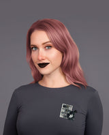 Cat’s Reading Hours Brooch -Interactive-