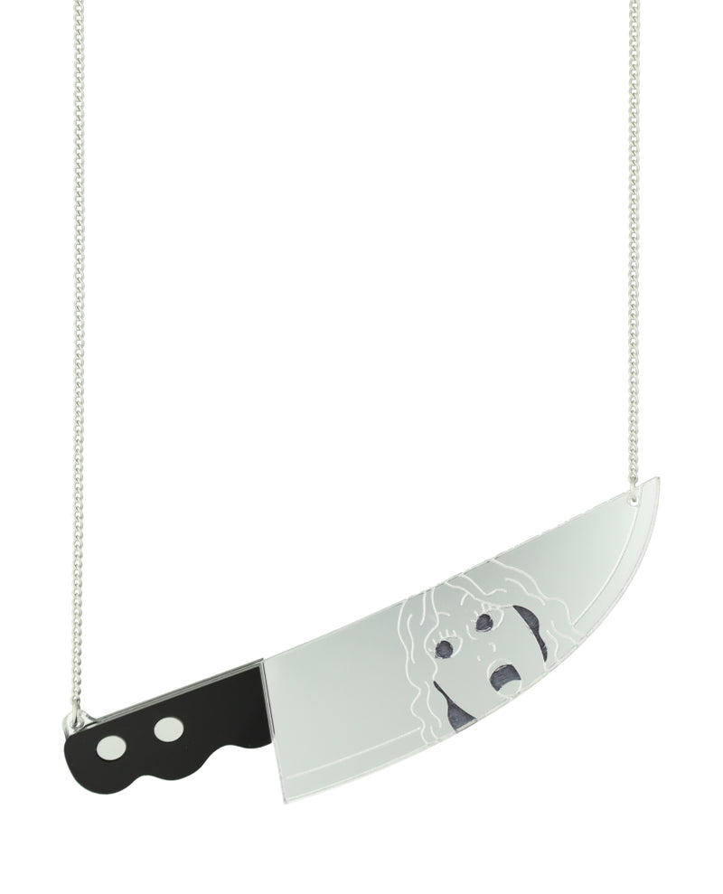 Caught in the Blade Shine Necklace