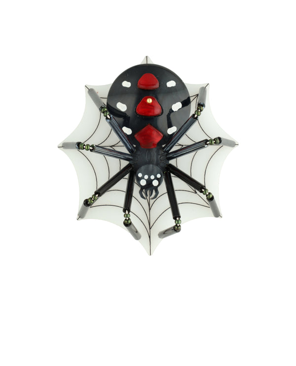 Caught in the Widow’s Web Brooch