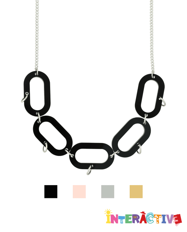 Chain of charms necklace