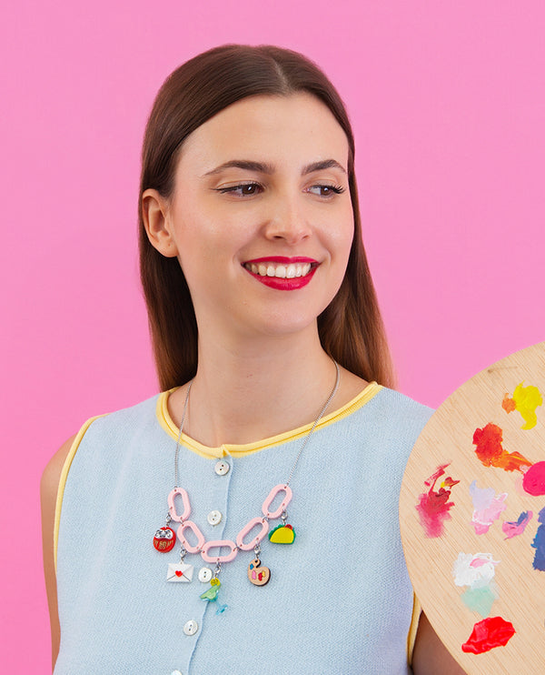 Chain of charms necklace