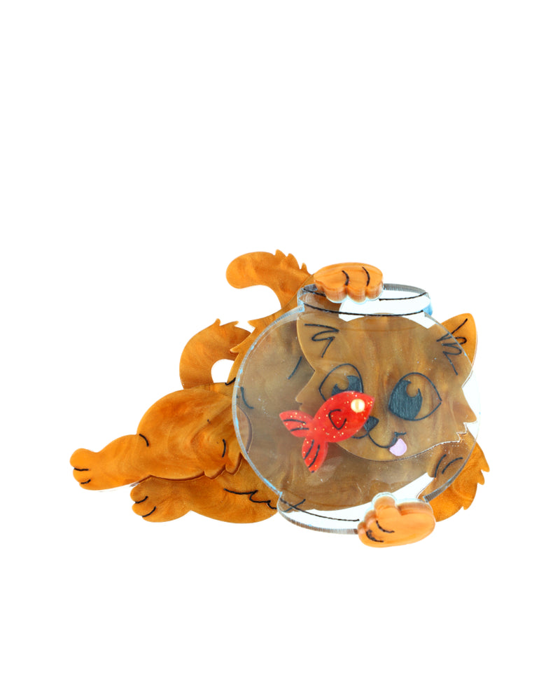 Cheeky Kitty Brooch