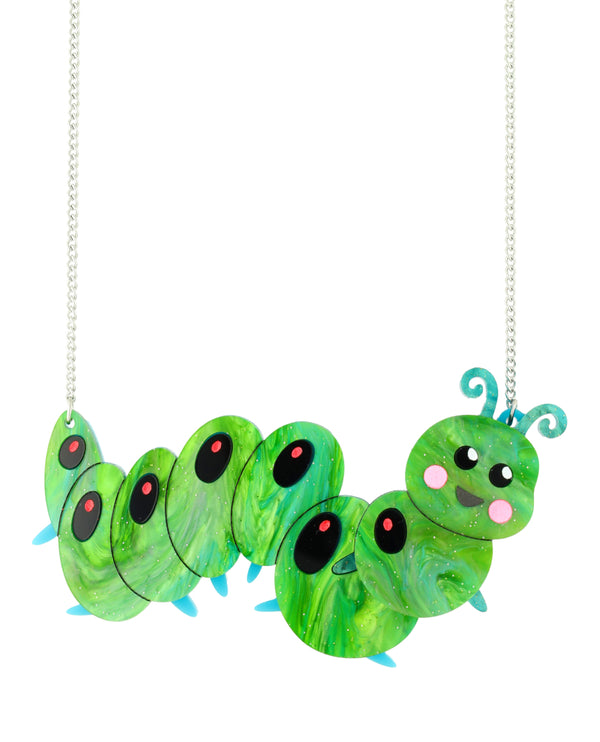 Cheerful Caterpillar Necklace