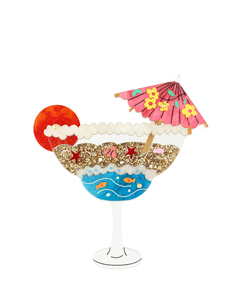 Chilling with my Seaside Cocktail Brooch