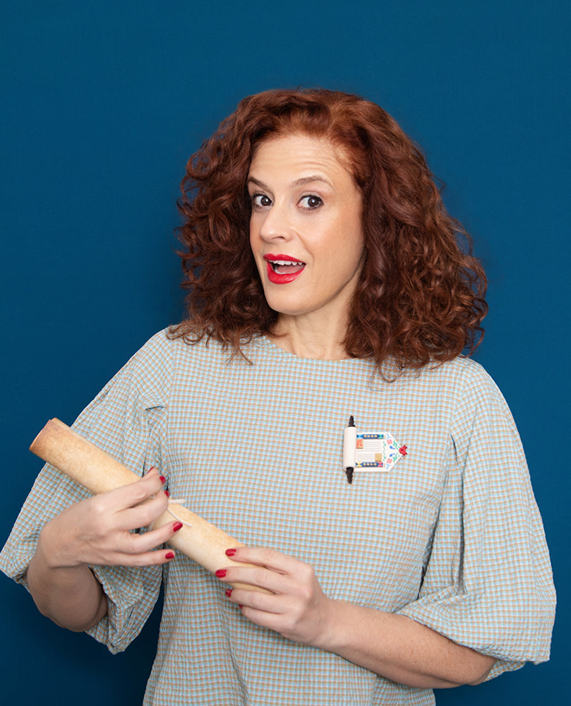 Chronicle Unrolled Brooch