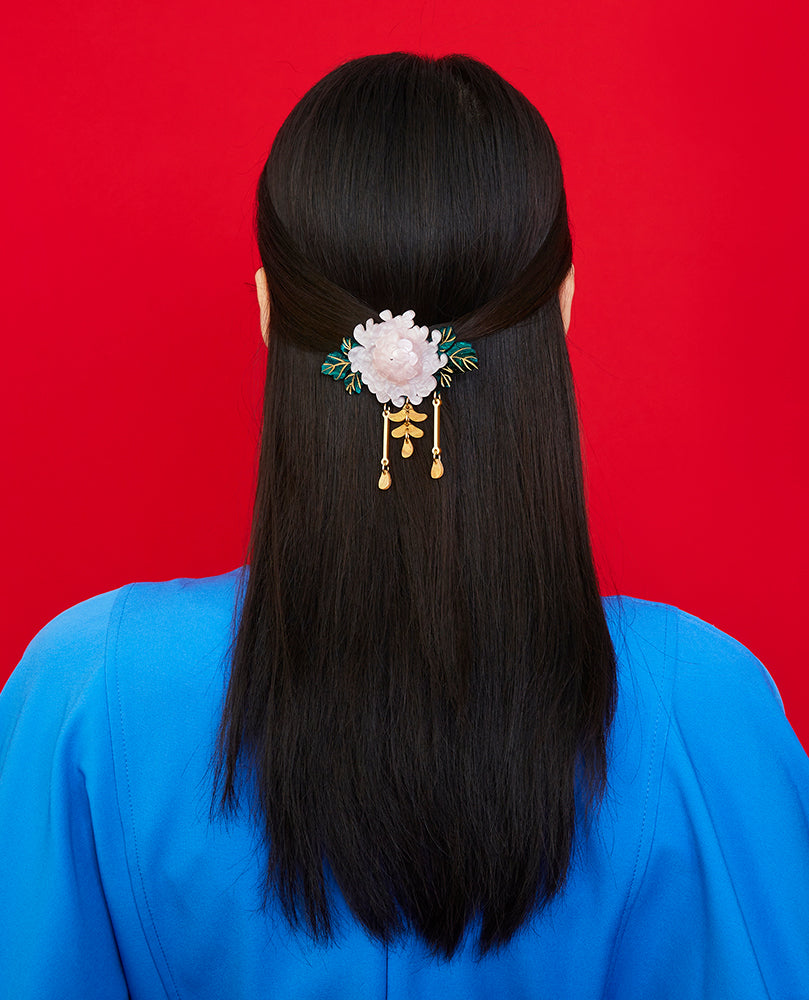 Delicate Chrysanthemums Hair Clip