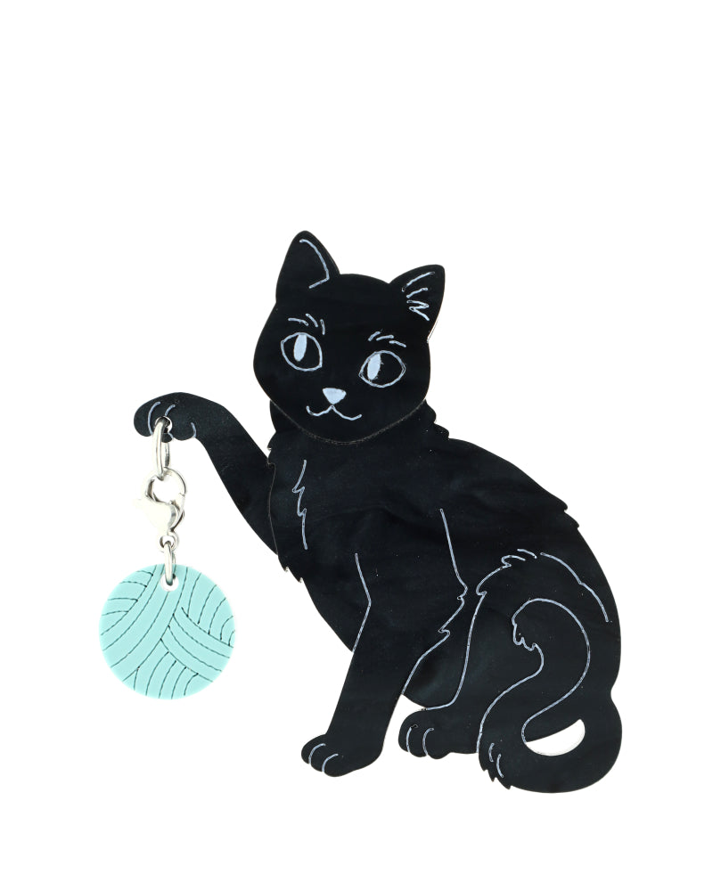 Chubby Cat Custom Brooch