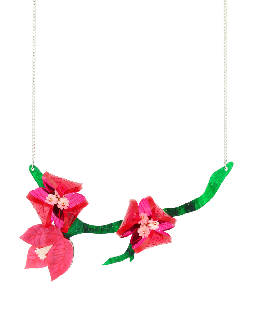 Climbing Bougainvillea Necklace