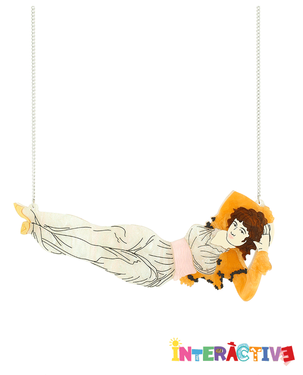 Clothed and Nude Maja Necklace -Reversible-