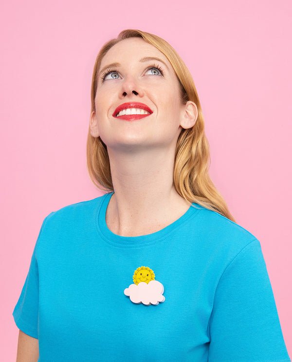 Cloud in Ponyland Brooch -Interactive-