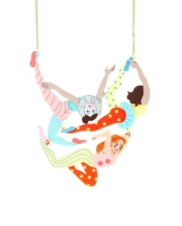 Colourful Contortionist Performers Necklace