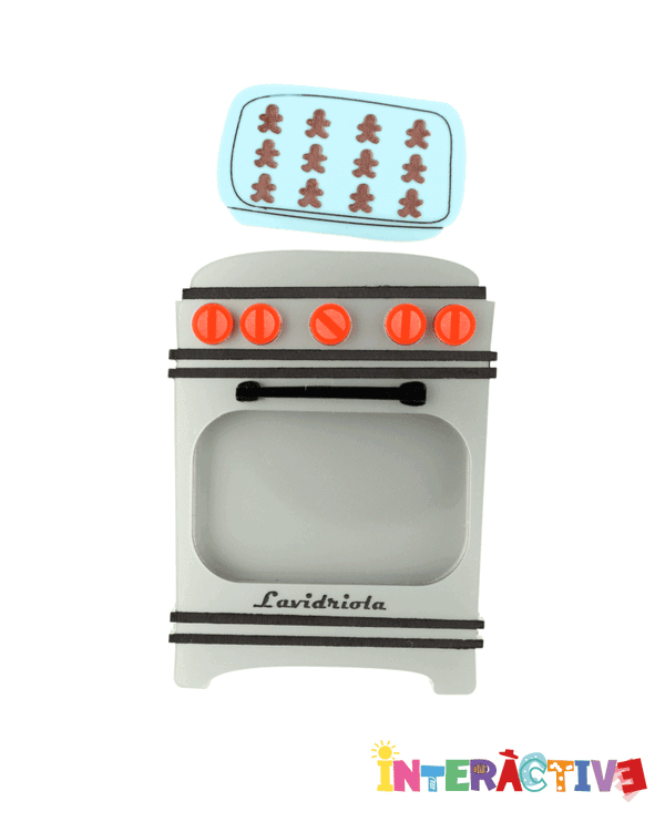 Cosy Cooking Oven Brooch -Interactive-
