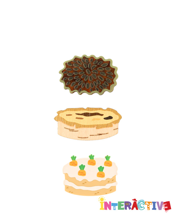 Cosy Harvest Pies Insert Pack for Oven Brooch