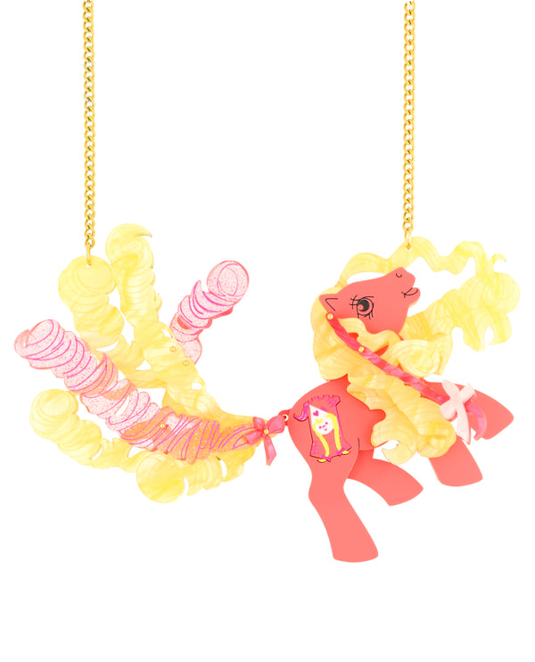 Curly Hair Rapunzel Pony Necklace