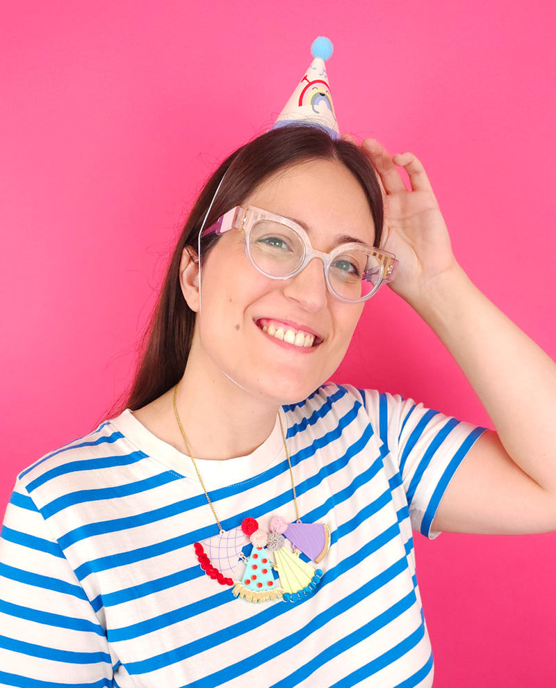 Cute Party Hats Necklace