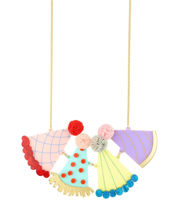 Cute Party Hats Necklace