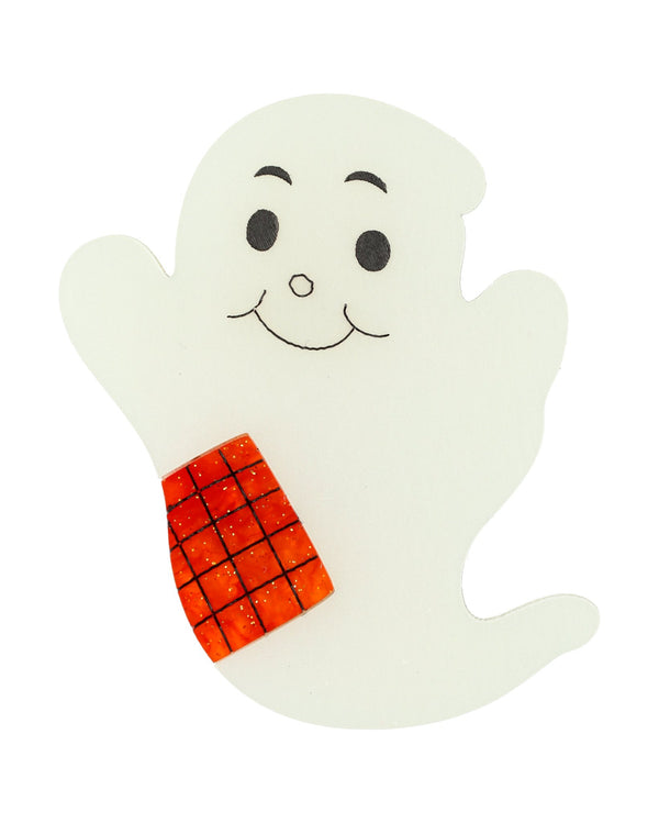 Cutie Patchwork Ghost Brooch