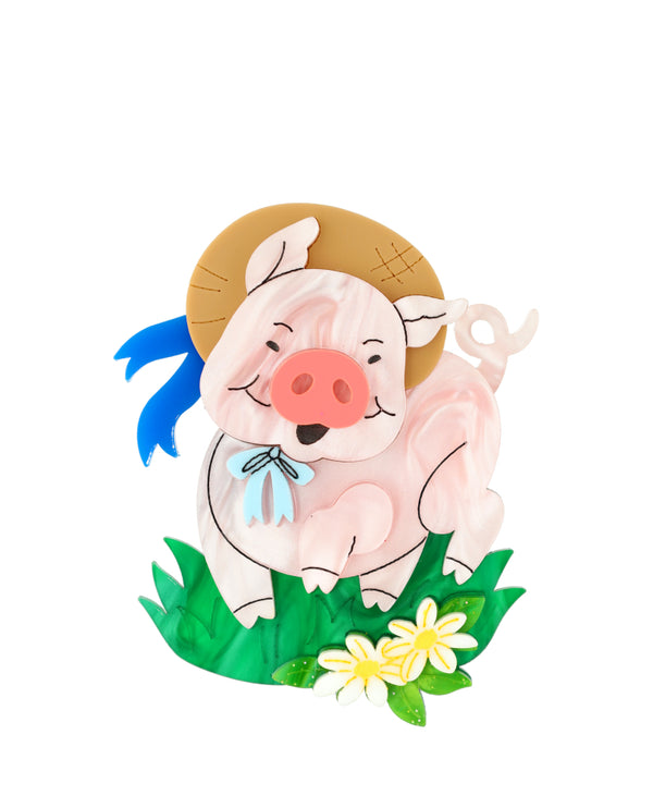 Cutie Pig Brooch
