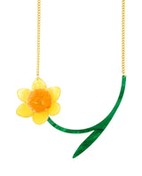 Daffodil Flower Necklace