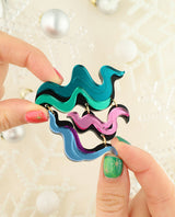 Dancing Borealis Lights Brooch