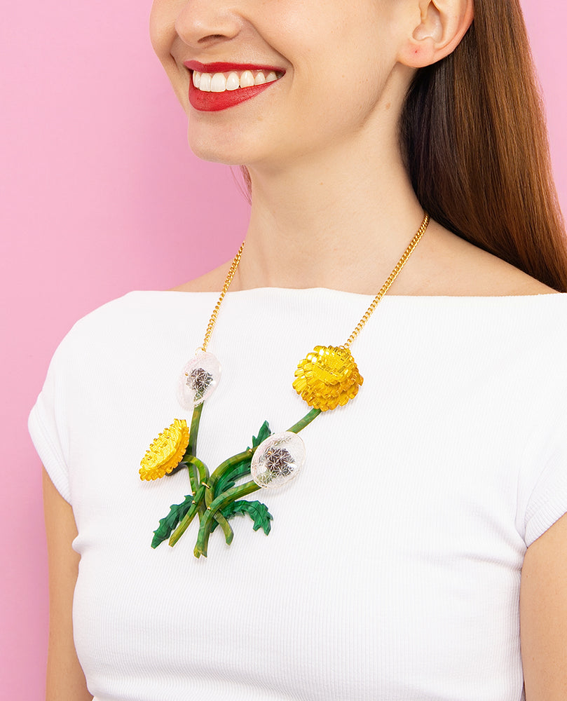 Dandelion in the Wilderness Necklace