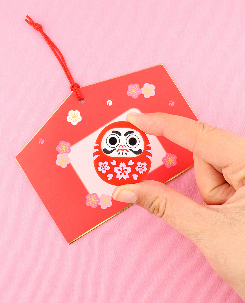 Daruma Bloom EXCLUSIVE Free Brooch