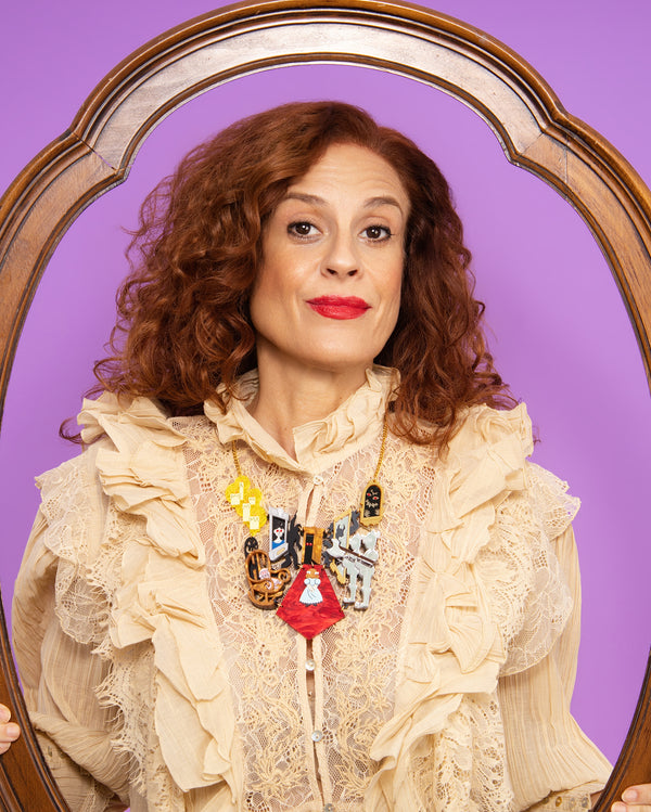 Down the Treacherous Hallway Statement Necklace