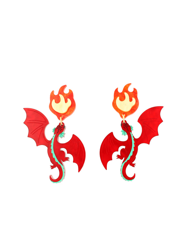 Dragon’s Blaze Earrings
