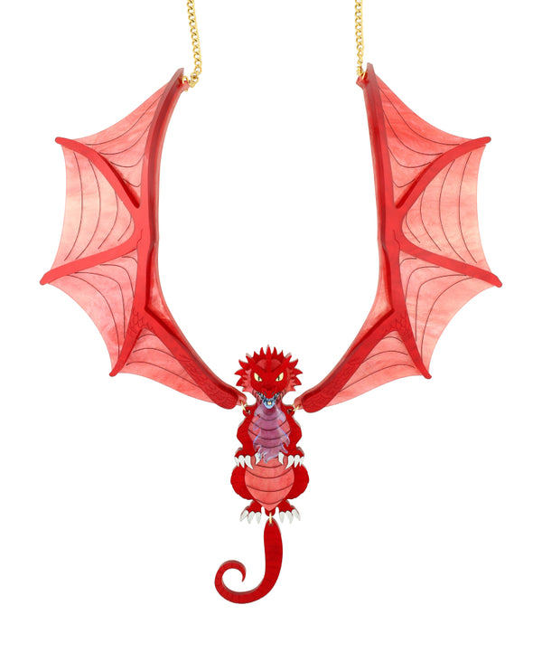 Dragon’s Fury Statement Necklace
