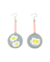 Eggs in the Pan Earrings