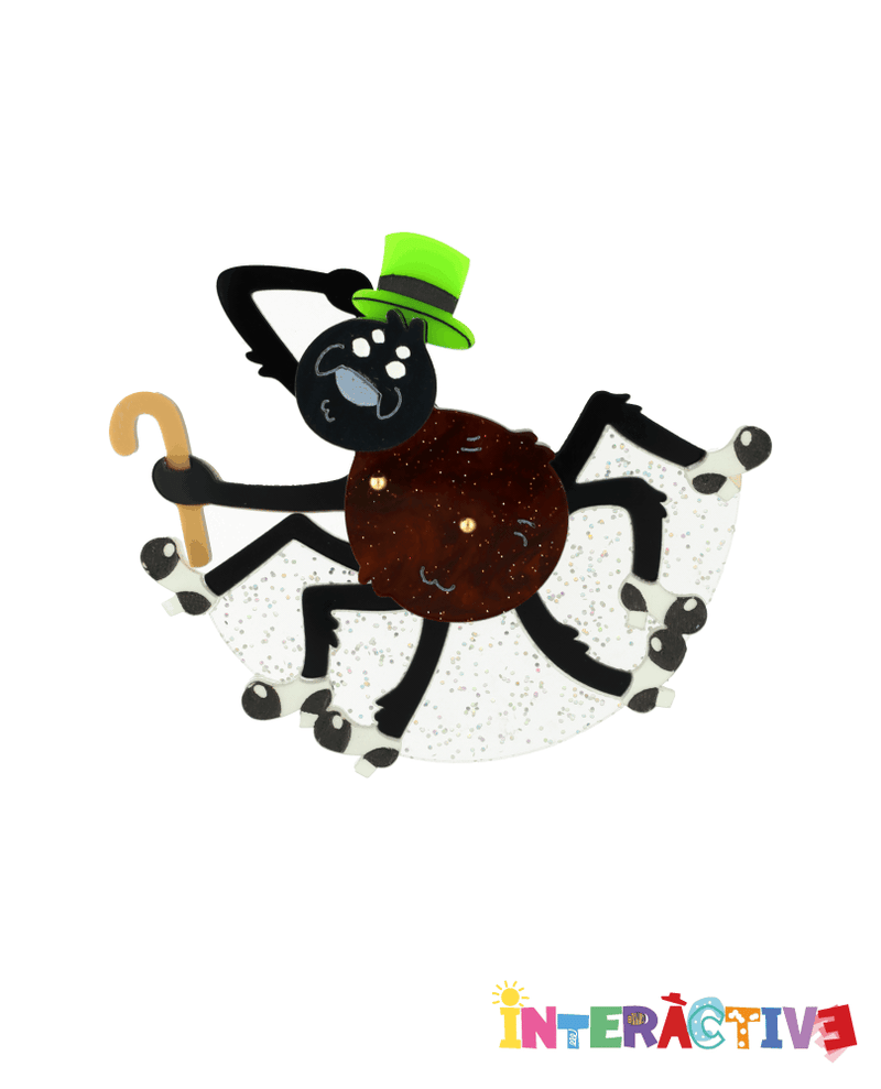 Eight Tip Taps Brooch - Interactive -