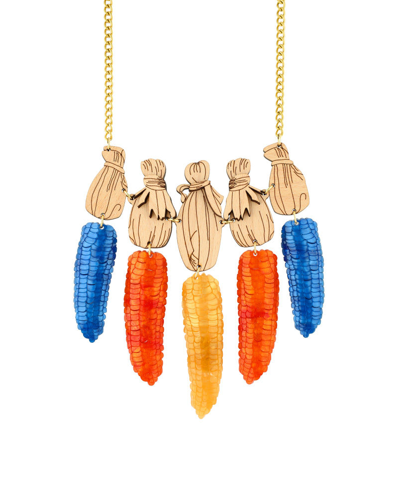Elotes Drying in Abuela’s Pantry Necklace