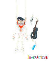 Elvis, The Cool Dancing Cat Necklace -interactive-
