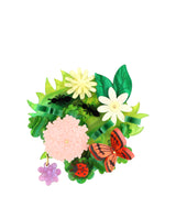 Enchanted Insects in the Grass Brooch