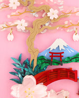 Essence of the Sakura Blossoms Statement Necklace